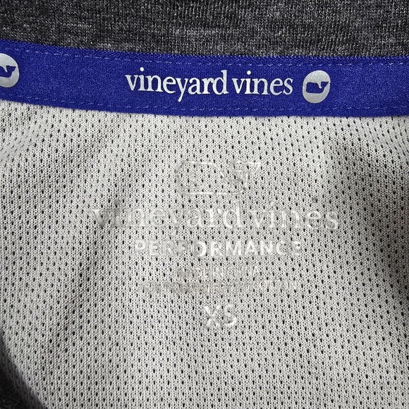 Vineyard Vines Sweater Mens XS Gray Performance 1/4 Zip Long‎ Sleeve Pullover - Picture 4 of 11